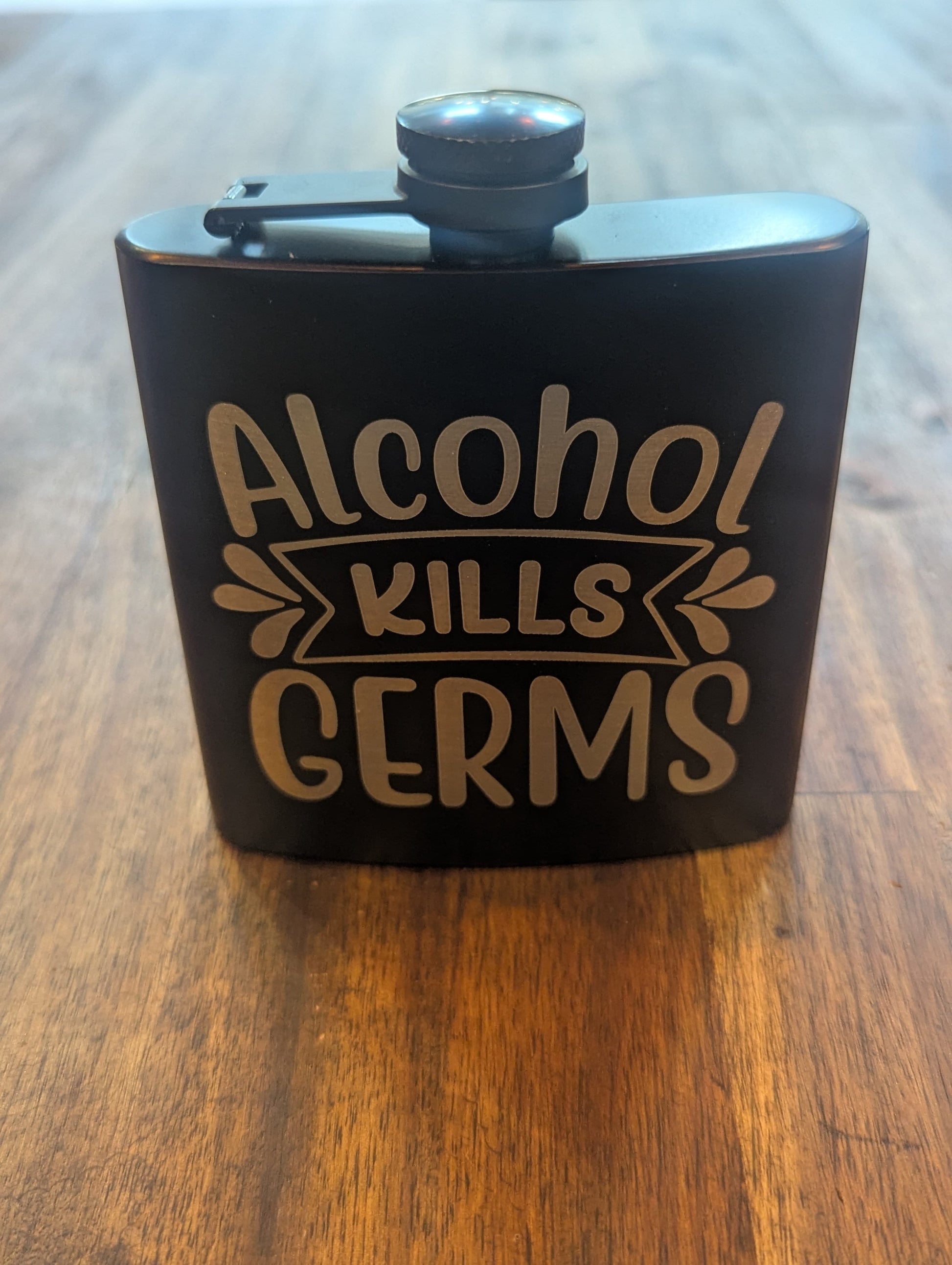 Man Up Flask Alcohol Kills Germs Flask