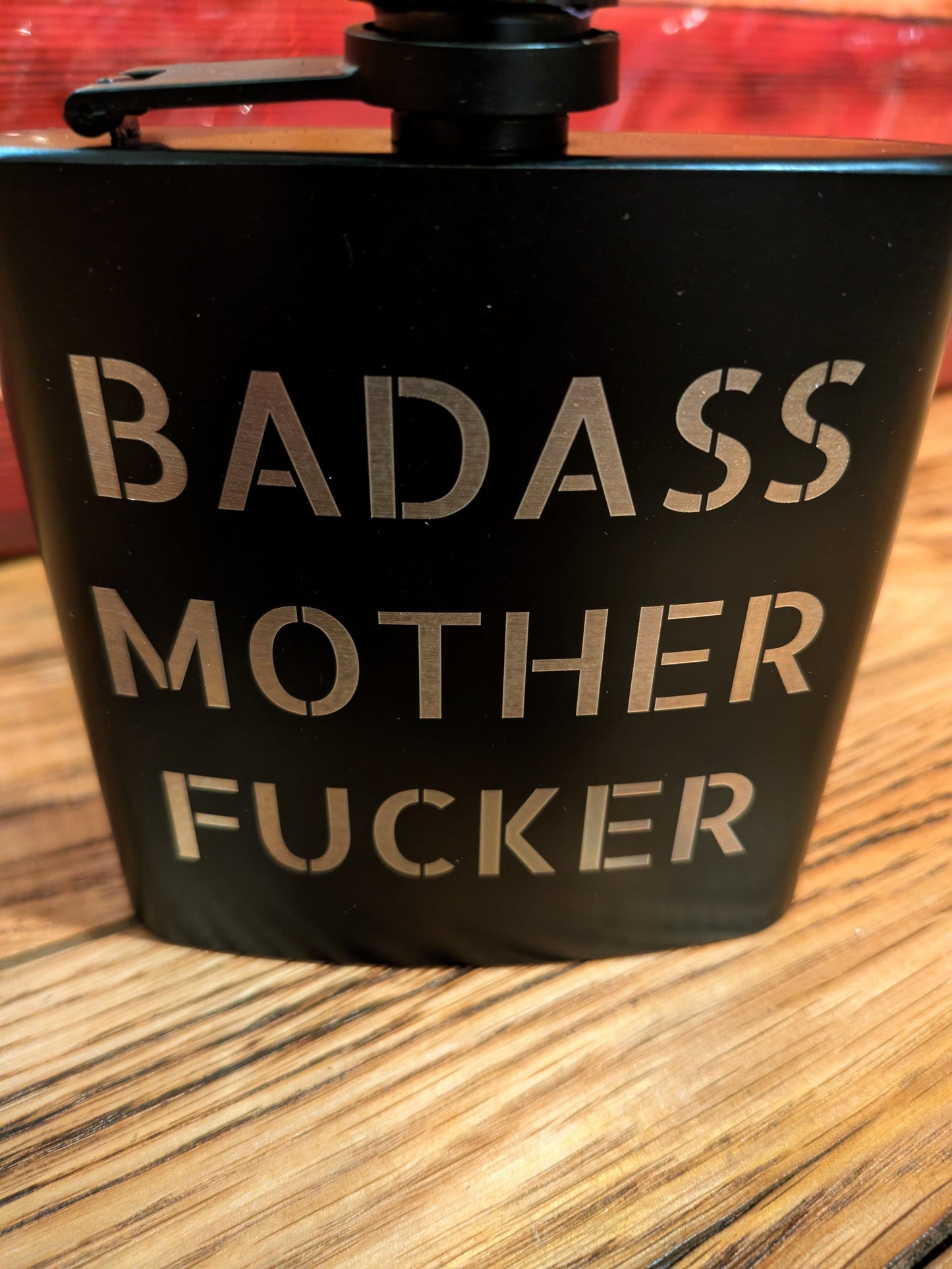 Man Up Flask Badass Mother Fucker - Man Up Flask