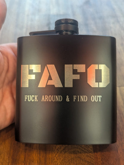 Man Up Flask FAFO - Man Up Flask