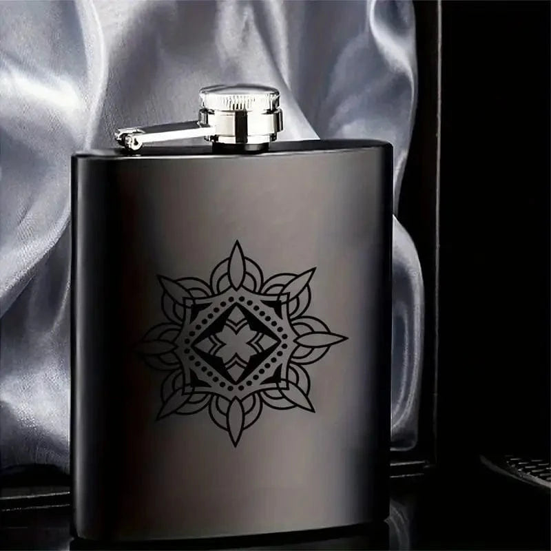 Man Up Flask Mandala Design Flask