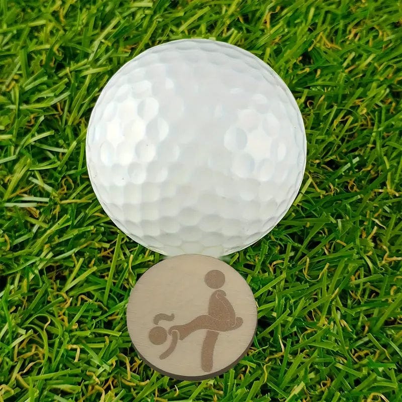 Man Up Golf Ball Markers Naughty Golf Ball Markers - 4pc