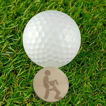 Man Up Golf Ball Markers Naughty Golf Ball Markers - 4pc