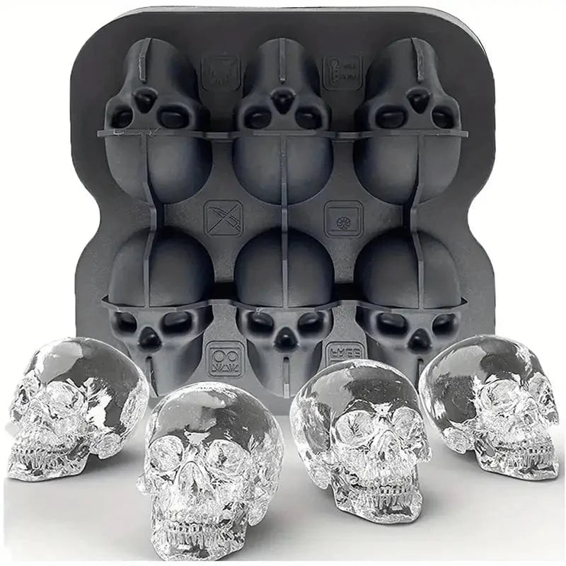 Man Up Ice Mold Skull Ice Mold