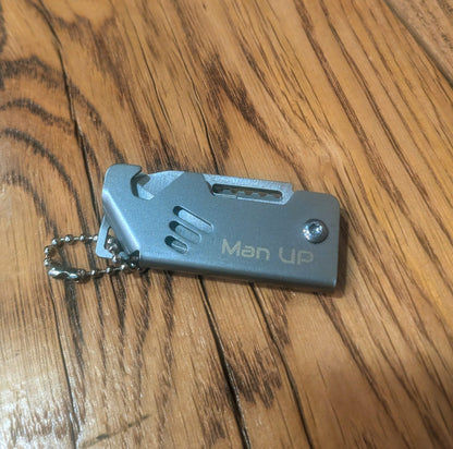 Man Up Keychain Mini Pocket Knife - Man Up