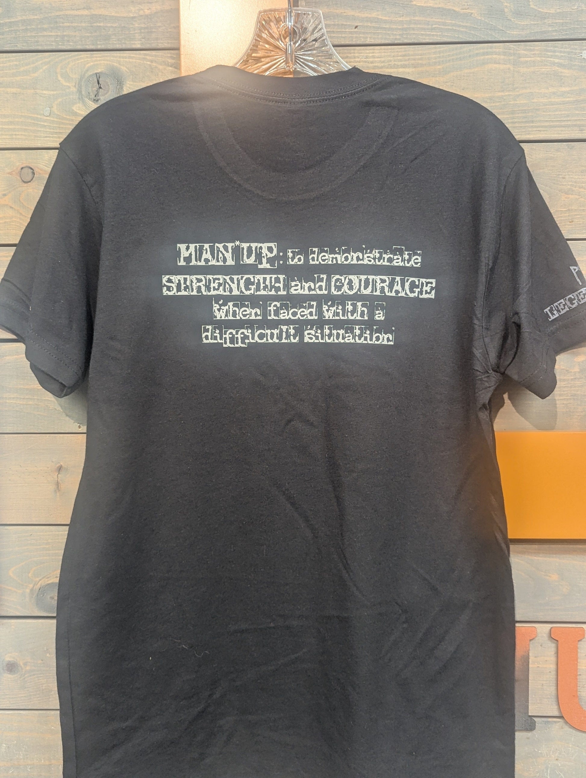Man Up Man Up T-shirt with Definition