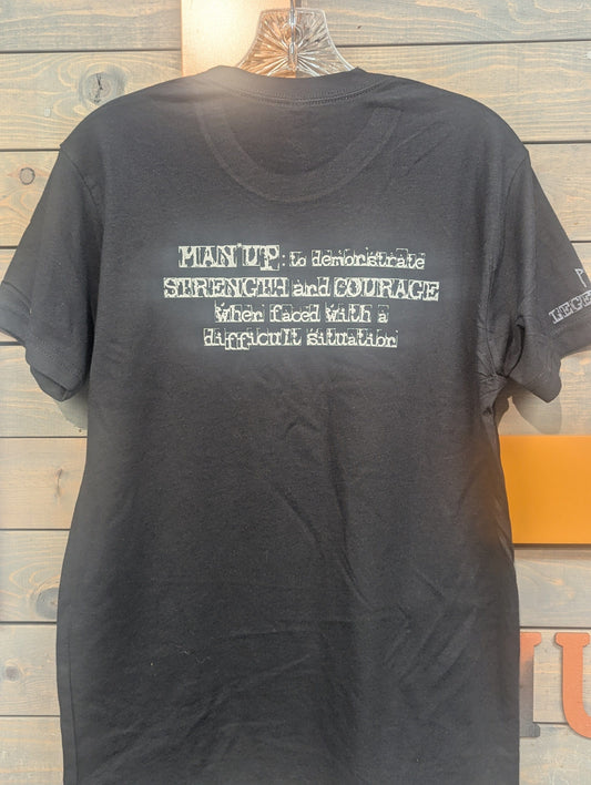 Man Up Man Up T-shirt with Definition