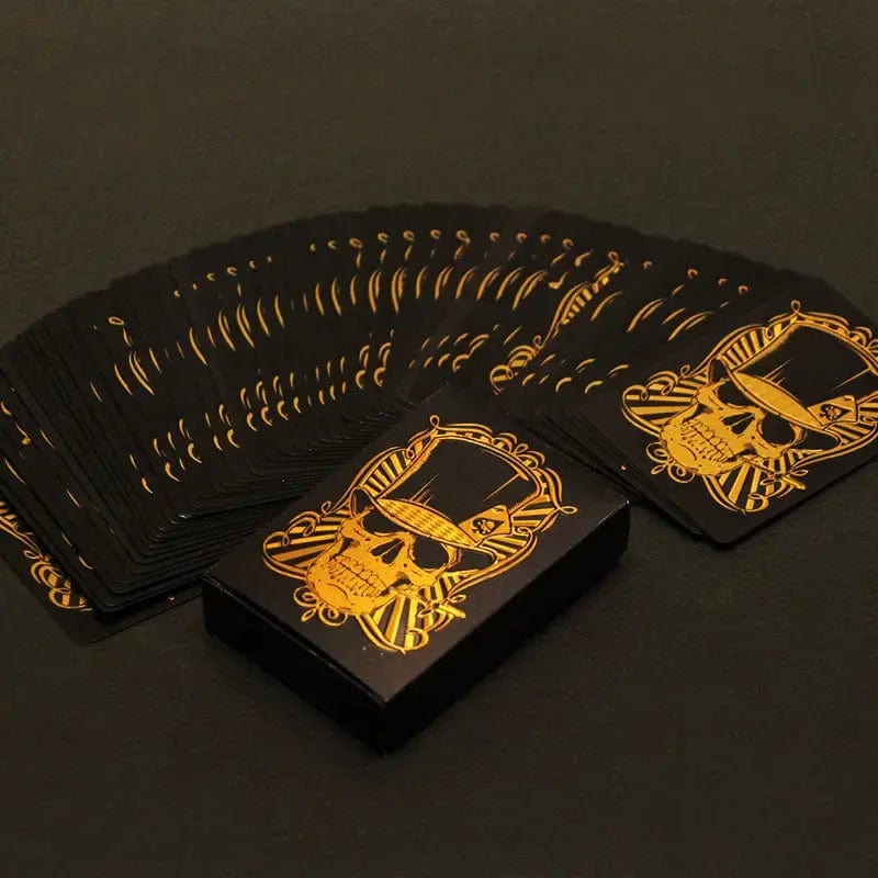 Man Up Playing Cards Golden Skull Playing Cards