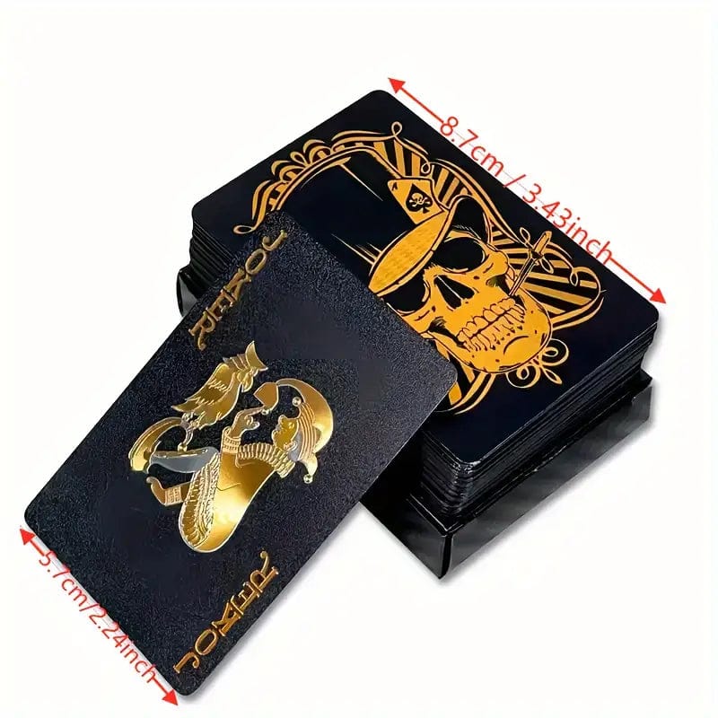 Man Up Playing Cards Golden Skull Playing Cards