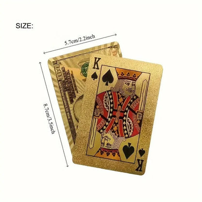 Man Up Playing Cards Money Cards - Golden