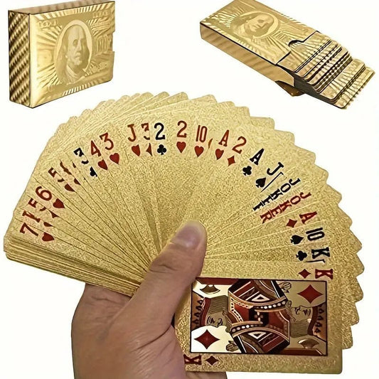 Man Up Playing Cards Money Cards - Golden