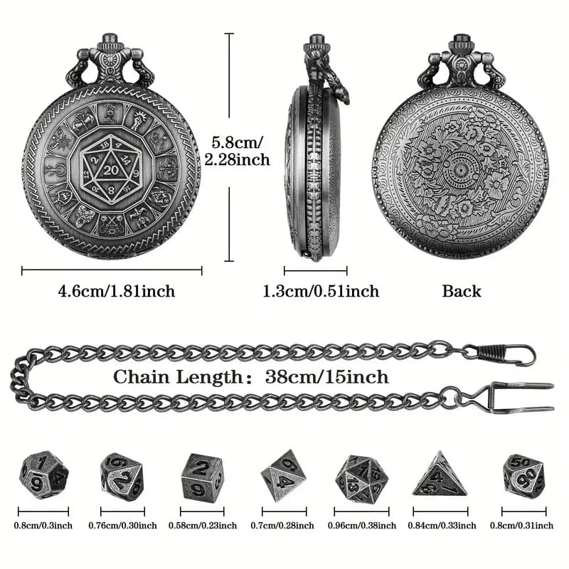 Man Up Pocket Watch Case - Mini Dice