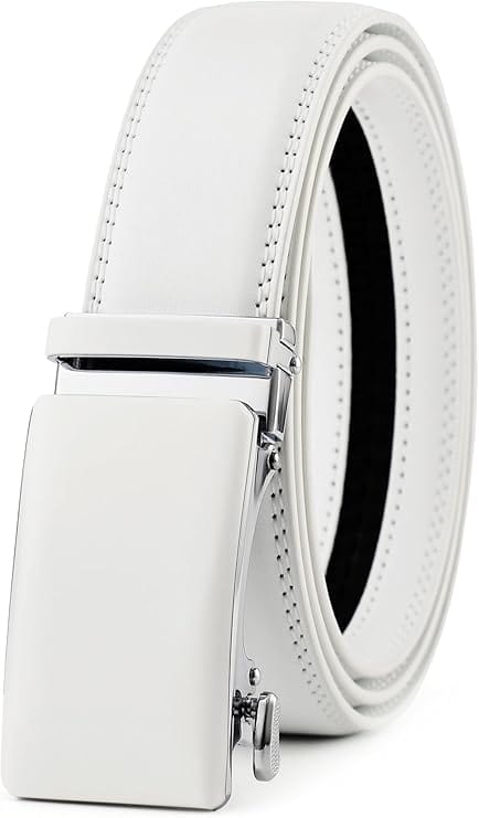 Man Up Ratchet Belt White on White - Ratchet Belt