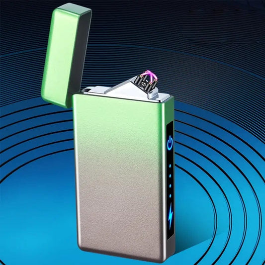 Man Up Rechargeable Lighter Green  Gradient USB Rechargeable Electric Lighter