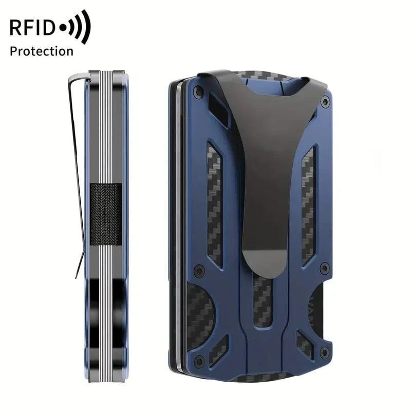 Man Up RFID-Blocking Wallet (Blue)