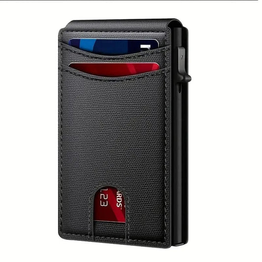 Man Up RFID Wallet Pop Up Wallet - Denim2