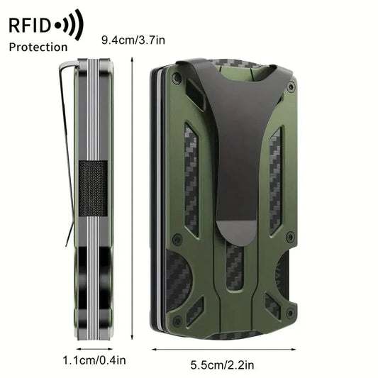 Man Up RFID Wallet RFID-Blocking Wallet (Green)