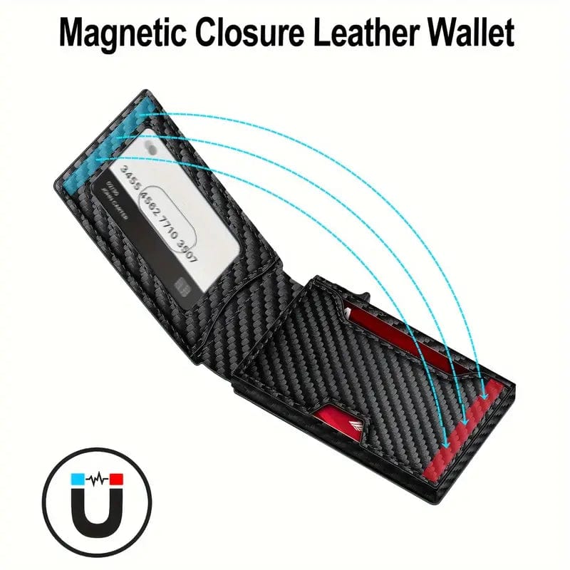 Man Up RFID Wallet RFID Pop-Up Wallet (Carbon Fiber)