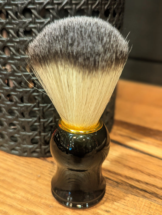 Man Up Shaving Brush Black Resin Man Up Shaving Brush