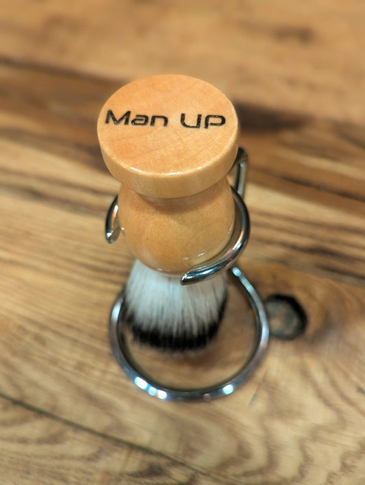 Man Up Shaving Brush Tan - Man Up Shaving Brushed