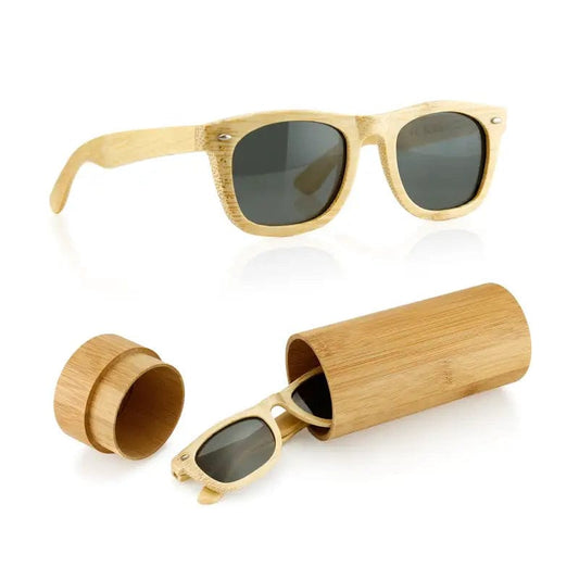 Man Up Sunglasses Bamboo Sunglasses - Blk Lens