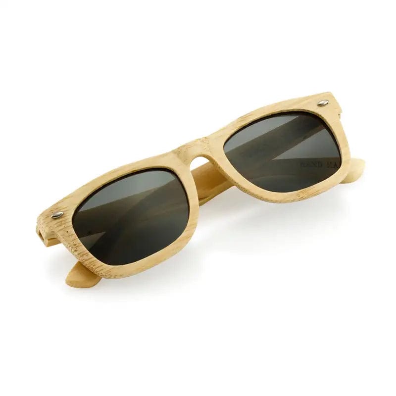 Man Up Sunglasses Bamboo Sunglasses - Blk Lens