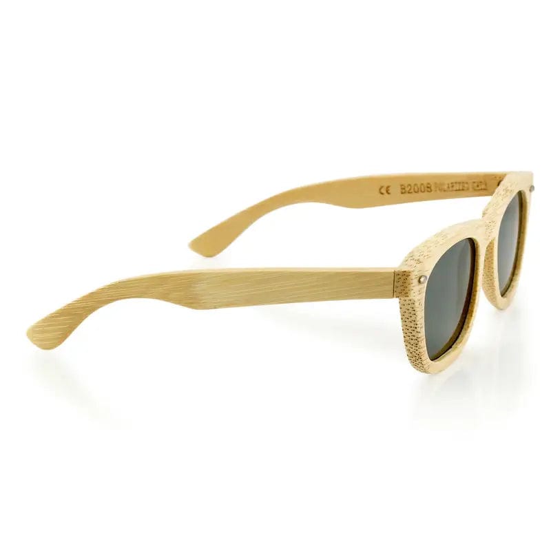 Man Up Sunglasses Bamboo Sunglasses - Blk Lens