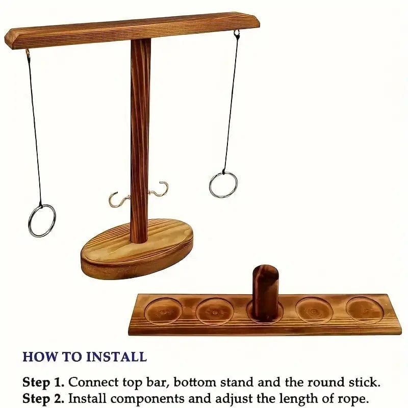 Man Up Tabletop Games Hook & Ring Wooden Game