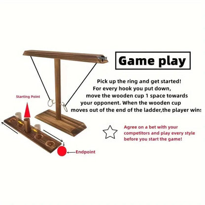 Man Up Tabletop Games Hook & Ring Wooden Game