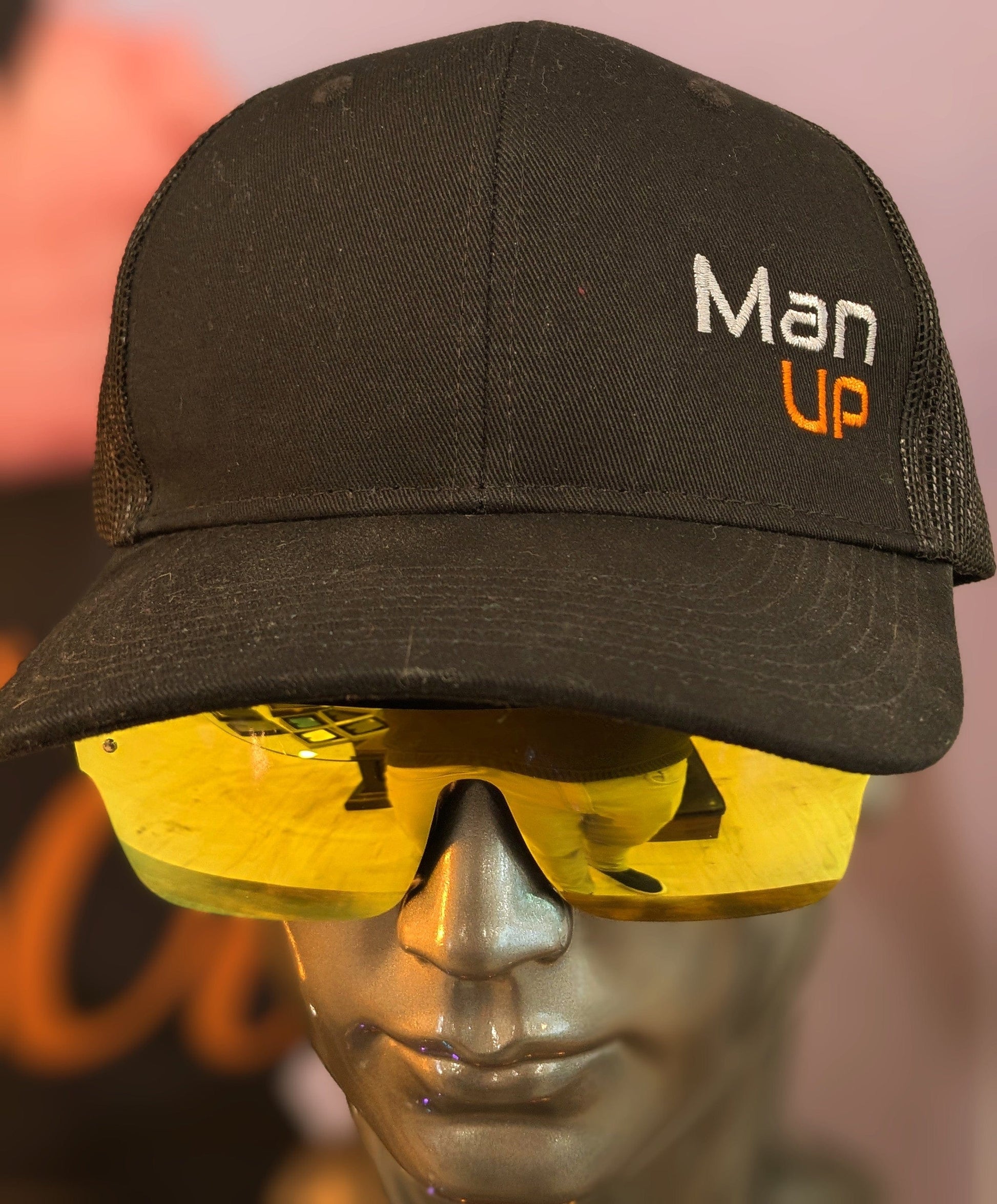 Man Up Trucker Hat Man Up Trucker Hats - Snap Adjustable Back