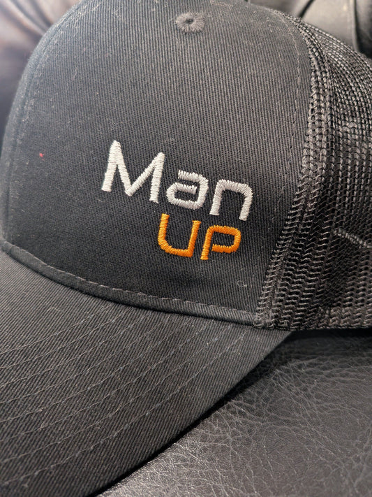 Man Up Trucker Hat Man Up Trucker Hats - Snap Adjustable Back