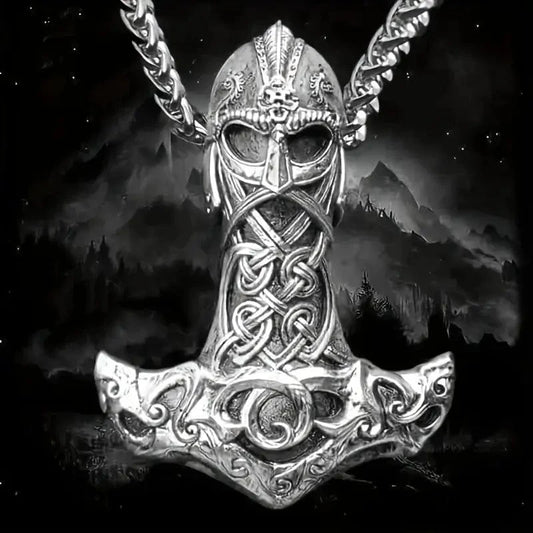Man Up Viking Necklace Odin Pendant Necklace
