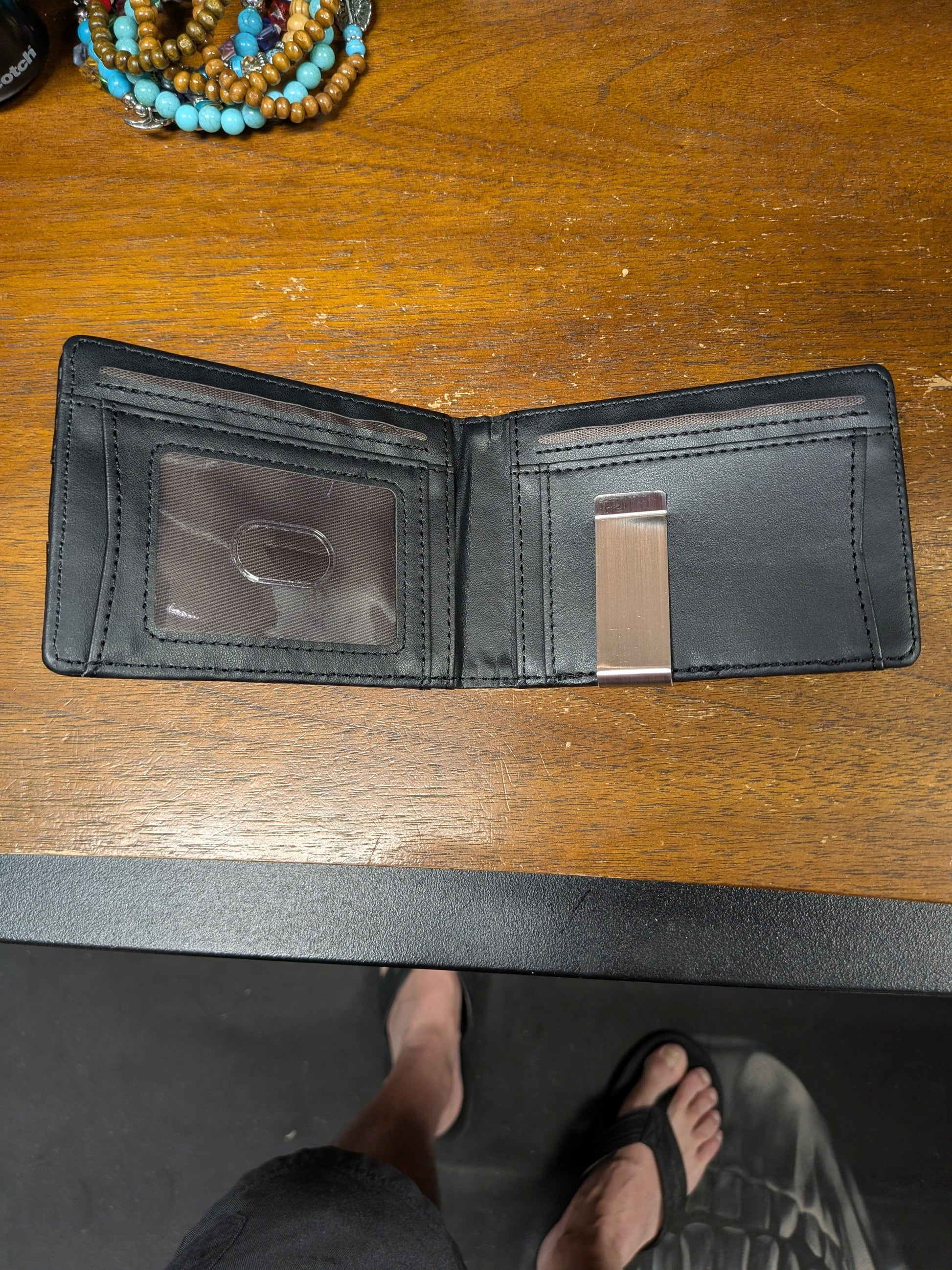 Man Up Wallet Carbon Fiber Wallet - Inside Clip