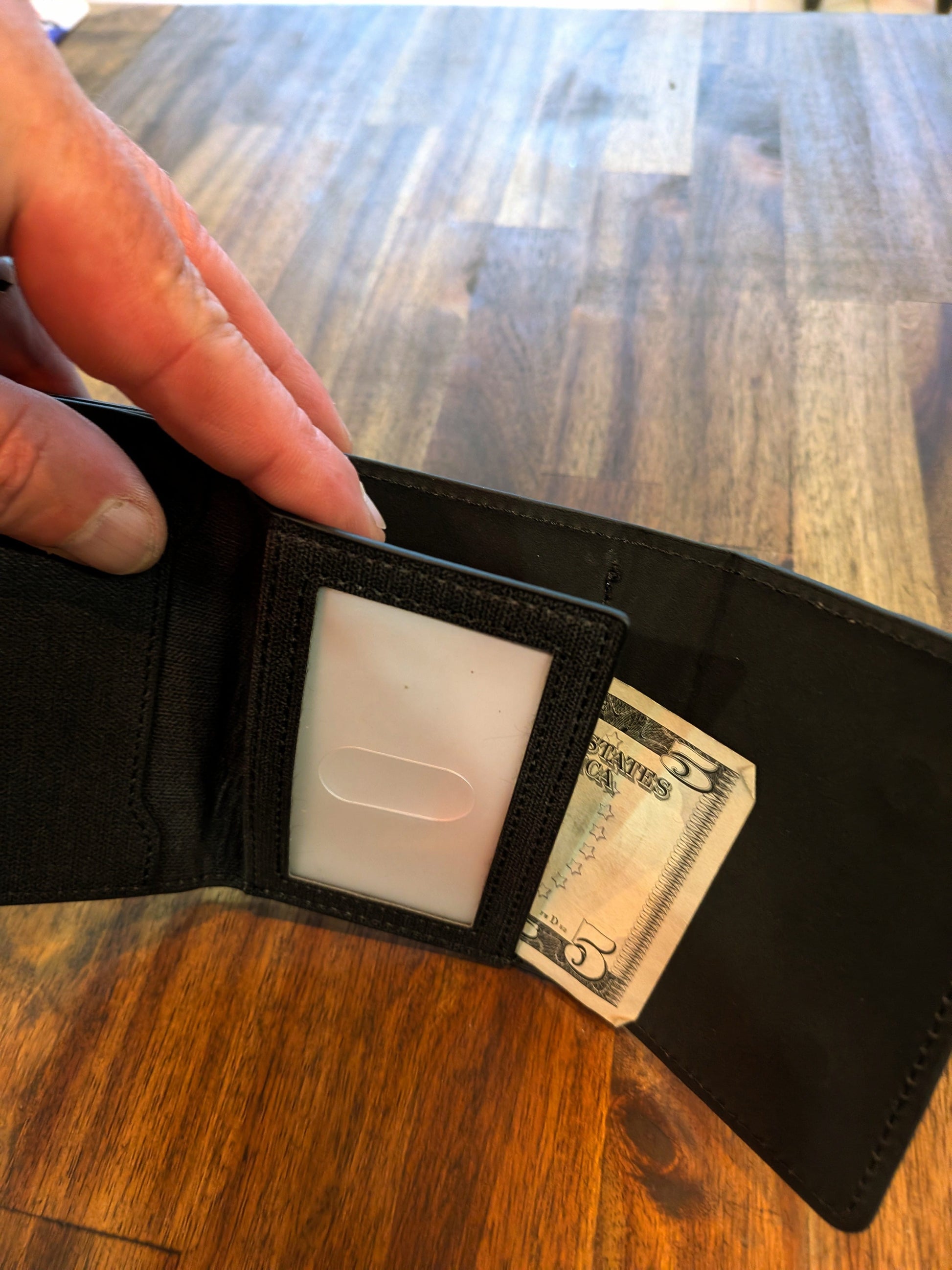 Man Up Wallet RFID Pop Wallet with Cash Sleeve