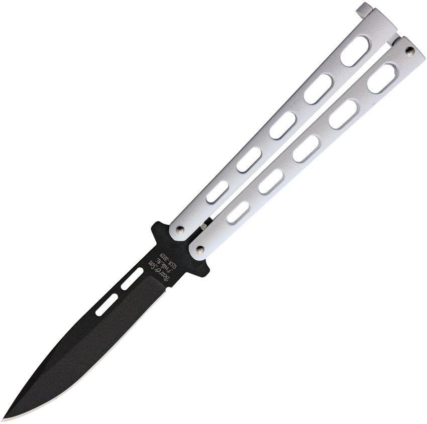 Man Up White Butterfly Knife - Bear and Son