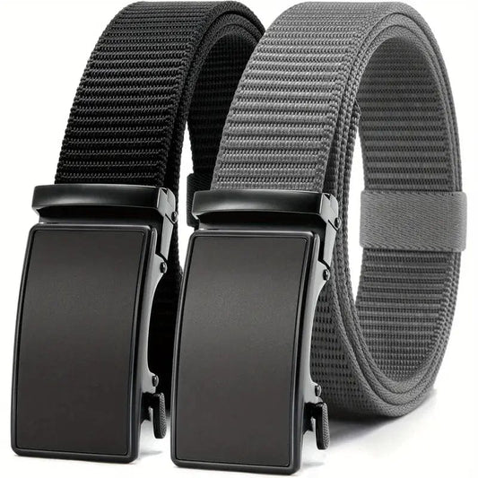 ManUp Belts Nylon Ratchet Belt 42-48 GRAY