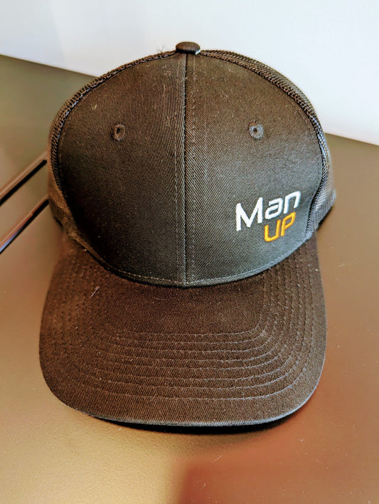 ManUp Man Up Trucker Hat Black