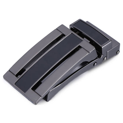 Mio Marino Mio Marino - Grandiose Ratchet Belt: Black / Adjustable from 38" to 54" Waist