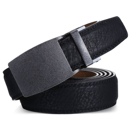 Mio Marino Mio Marino - Rainstorm Ratchet Belt: Black / Adjustable from 38" to 54" Waist