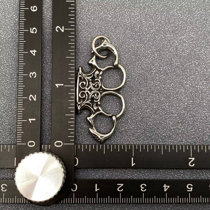 Mio Queena Mio Queena - Blackening Stainless Steel Knuckle Pendant - MJ/MNP