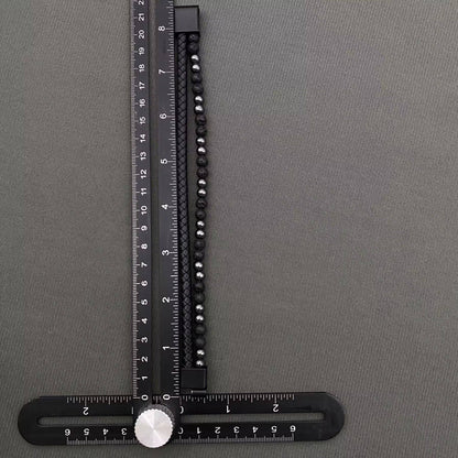 Mio Queena Mio Queena - Stone Beads PU Leather Men's Magnetic Buckle Bracelet -MJ/BC: Tiger's eye stone