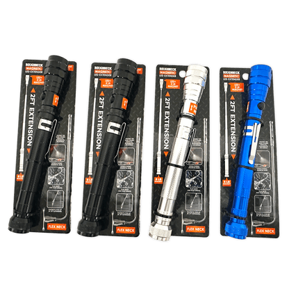 Novelty Brands Novelty Brands - Magnetic LED Flashlight Extender Multi Tool - 4 Per Display