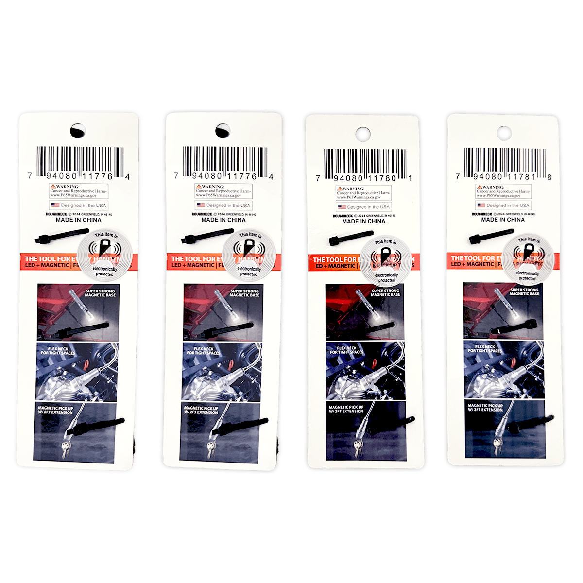 Novelty Brands Novelty Brands - Magnetic LED Flashlight Extender Multi Tool - 4 Per Display