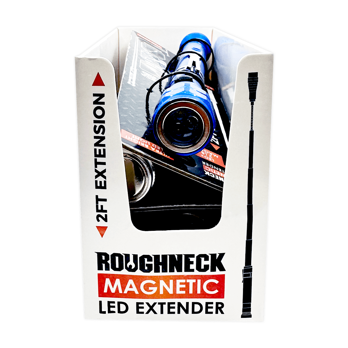 Novelty Brands Novelty Brands - Magnetic LED Flashlight Extender Multi Tool - 4 Per Display