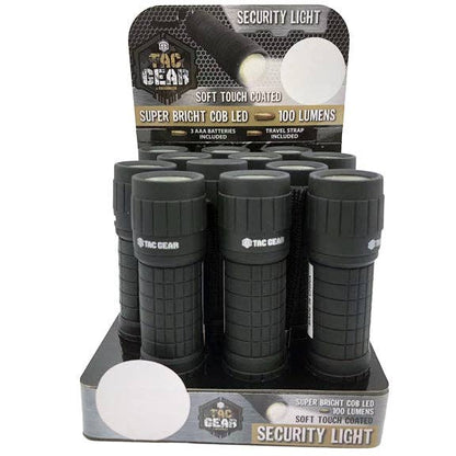 Novelty Brands Novelty Brands - Roughneck Flashlight LED COB Light With Strap- 12/Display