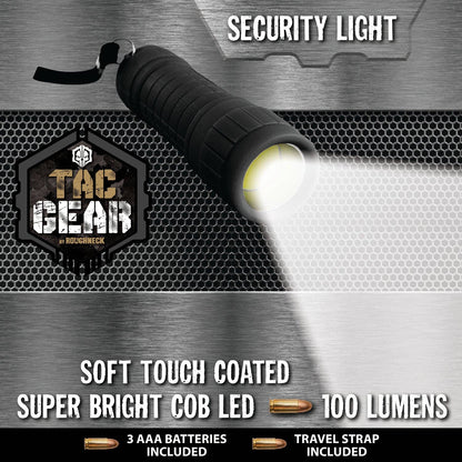 Novelty Brands Novelty Brands - Roughneck Flashlight LED COB Light With Strap- 12/Display