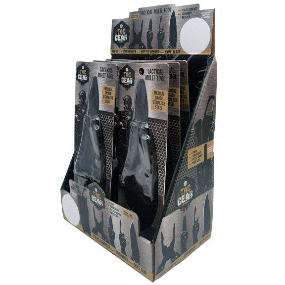 Novelty Brands Novelty Brands - TACGEAR BY ROUGHNECK MULTITOOL KNIFE 6 PIECES PER DISPLAY