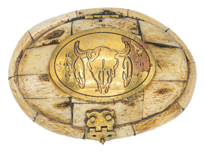 Pawnee Bill’s Pawnee Bill’s - Bone Decorative Boxes: Steer Skull