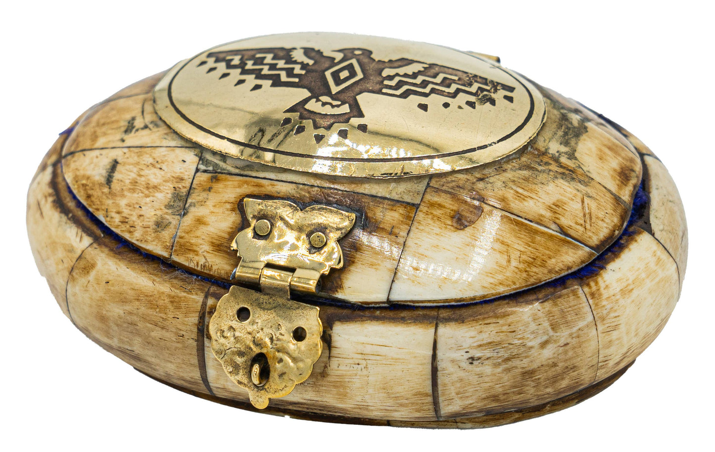 Pawnee Bill’s Pawnee Bill’s - Bone Decorative Boxes: Thunderbird