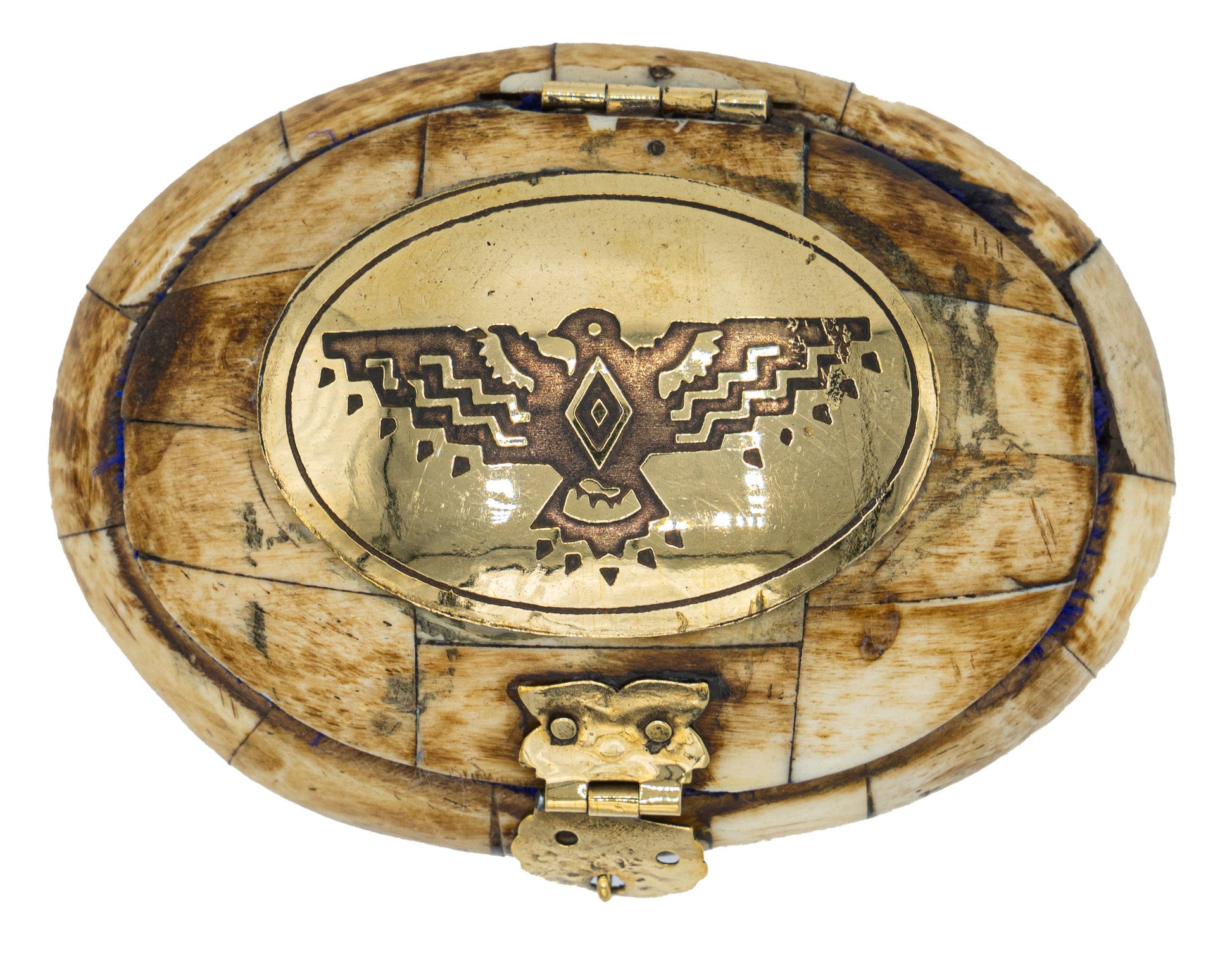 Pawnee Bill’s Pawnee Bill’s - Bone Decorative Boxes: Thunderbird