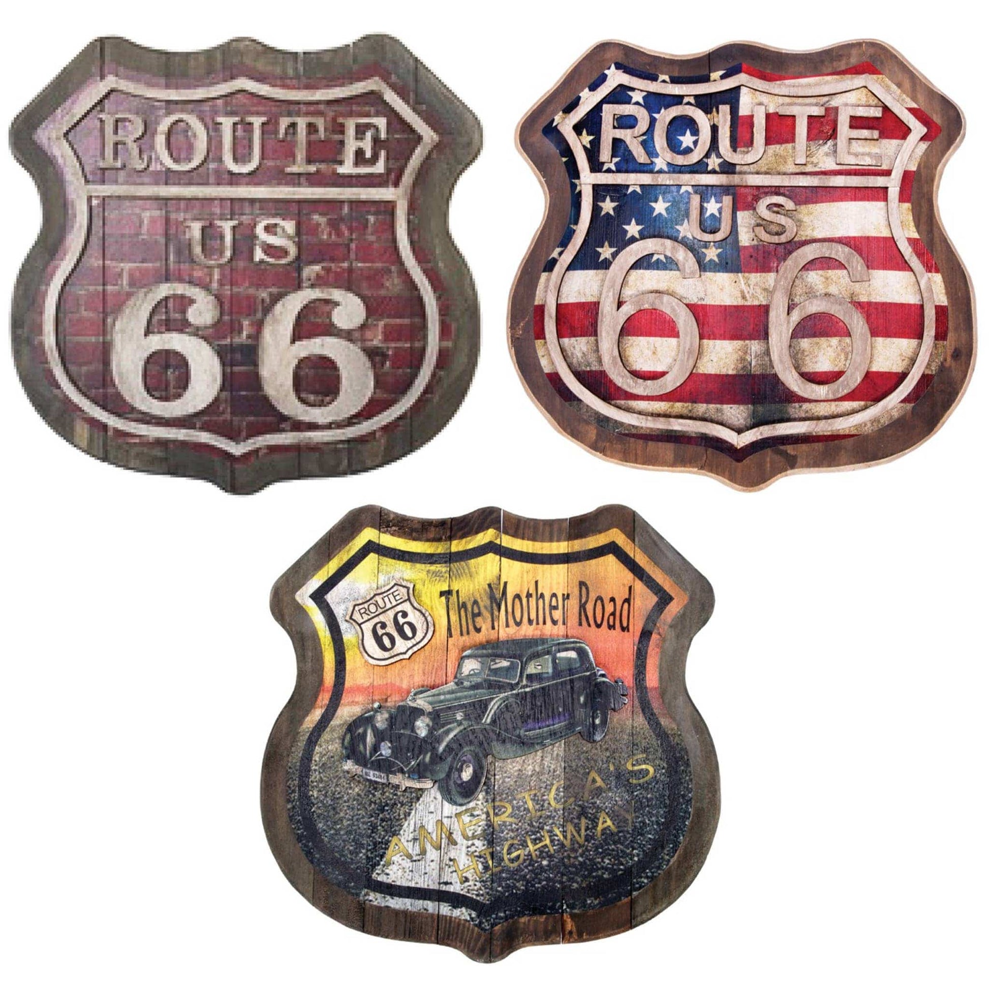 Pawnee Bill’s Pawnee Bill’s - Route 66 Wall Plaques: Style 3